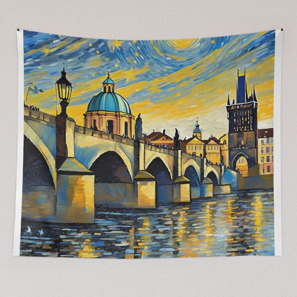 Item preview, Starry Night Prague designed and sold by travelwitheric.