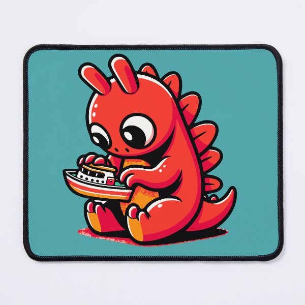 Item preview, CUTE RED BUNNY BABY KAIJU designed and sold by HYPeR-NaTUrE.