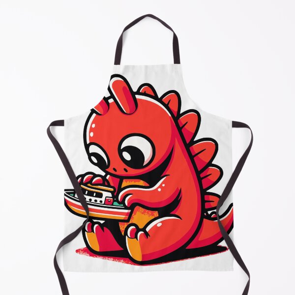 Item preview, CUTE RED BUNNY BABY KAIJU designed and sold by HYPeR-NaTUrE.