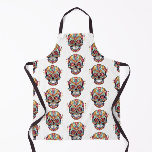 Item preview, Fiesta of Colors: Dazzling Mexican Sugar Skull Pattern for a Vibrant Life designed and sold by Ignorant-Artist.