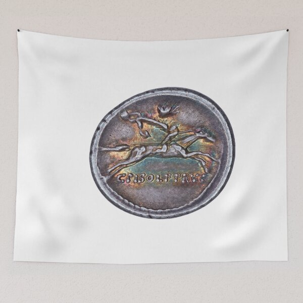 Item preview, Galloping horseman, 67 BC designed and sold by OptimoPrincipi Roman Coins.