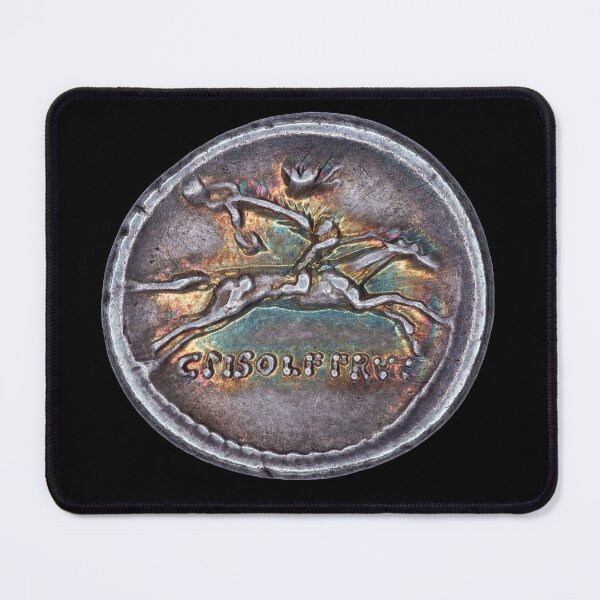 Item preview, Galloping horseman, 67 BC designed and sold by OptimoPrincipi Roman Coins.