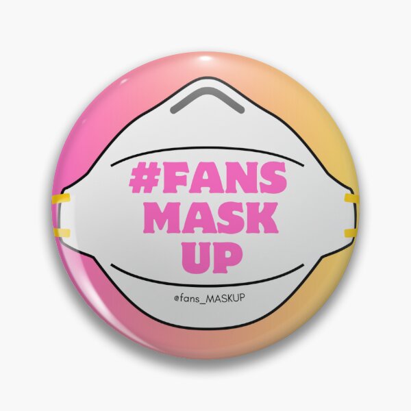 Item preview, Fansmaskup pink yellow designed and sold by fansmaskup.