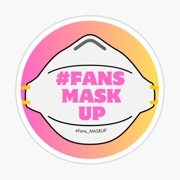 Item preview, Fansmaskup pink yellow designed and sold by fansmaskup.
