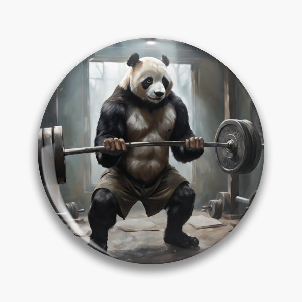 Item preview, PANDA WORKOUT, PANDA POWER, CrisMor-Art designed and sold by CrisMor-Art.