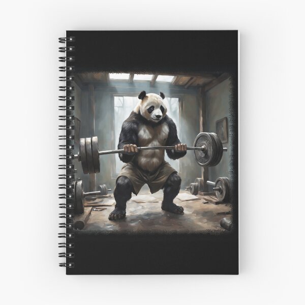 Item preview, PANDA WORKOUT, PANDA POWER, CrisMor-Art designed and sold by CrisMor-Art.