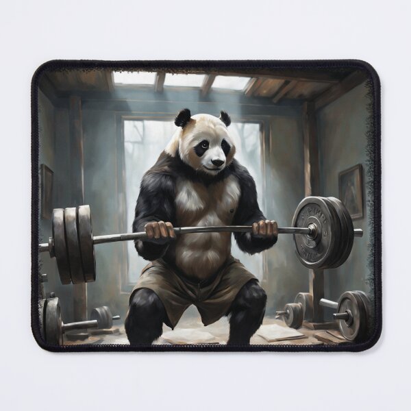 Item preview, PANDA WORKOUT, PANDA POWER, CrisMor-Art designed and sold by CrisMor-Art.