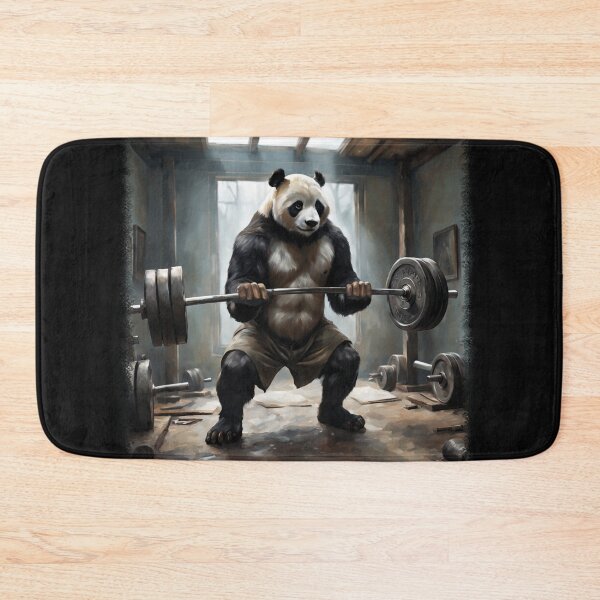 Item preview, PANDA WORKOUT, PANDA POWER, CrisMor-Art designed and sold by CrisMor-Art.