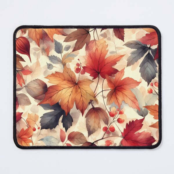 Item preview, Diseño de patrón de acuarela de hojas de otoño: abraza la belleza del otoño designed and sold by lamp148.
