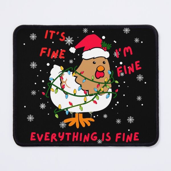 Item preview, It's fine, I'm fine, everything is fine. designed and sold by Whytewold Farm Stuff.