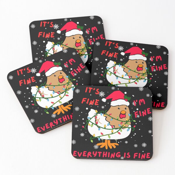 Item preview, It's fine, I'm fine, everything is fine. designed and sold by Whytewold Farm Stuff.