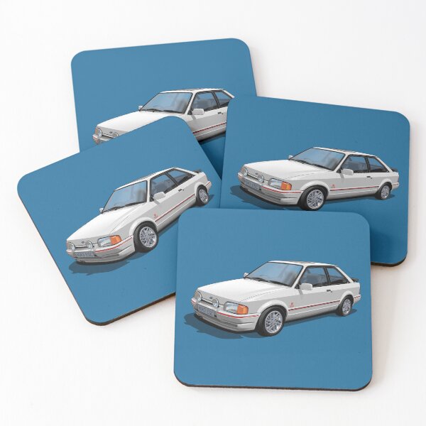 Item preview, Ford Escort XR3i Mk4 in diamond white designed and sold by candc-retro.