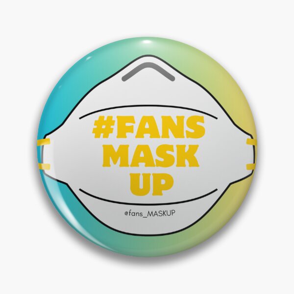 Item preview, Fansmaskup teal yellow designed and sold by fansmaskup.