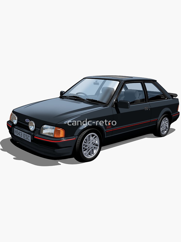 Ford Escort Mk4 XR3i, Black Ford Escort Mk4 XR3i, Black
