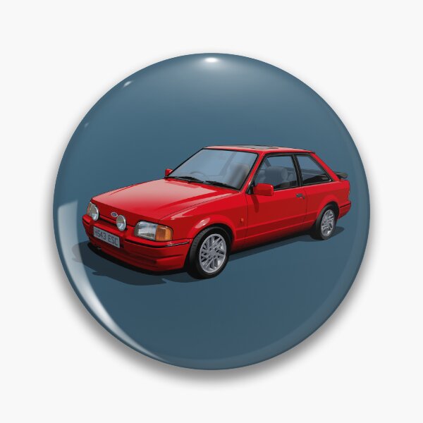 Item preview, Ford Escort XR3i Mk4 in radiant red designed and sold by candc-retro.