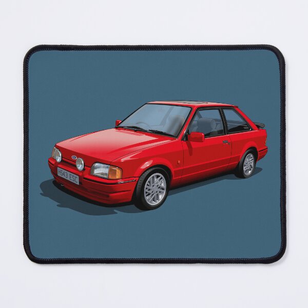 Item preview, Ford Escort XR3i Mk4 in radiant red designed and sold by candc-retro.
