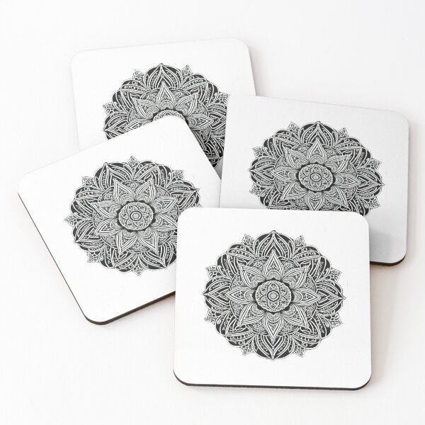 Item preview, Black and white Mandala designed and sold by CuteCreature.