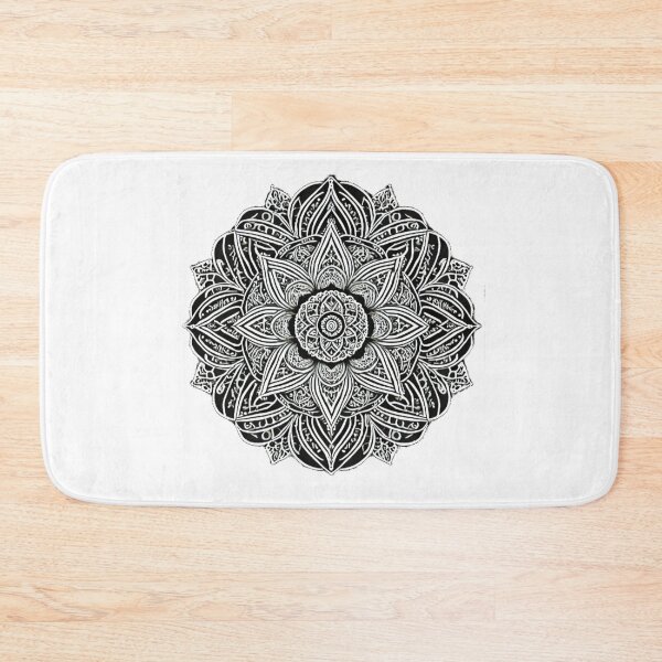 Item preview, Black and white Mandala designed and sold by CuteCreature.