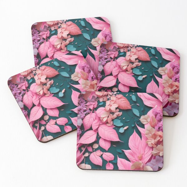 Item preview, Pink leaves designed and sold by MOBI-CASE.