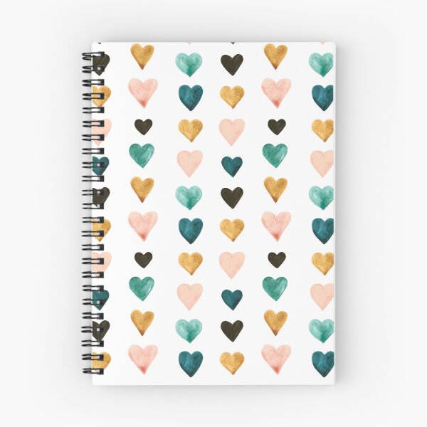 Item preview,  Colorful Watercolor Hearts designed and sold by cateandrainn.