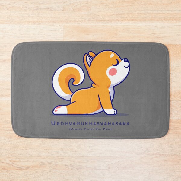 Item preview, Urdhva Mukha Svanasana | Yoga Pose : Shiba Inu designed and sold by savasanaqueen.