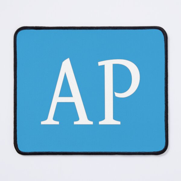Item preview, AP Initials Monogram Elegant White Letters designed and sold by Jeallan Designs.
