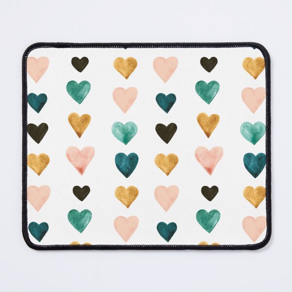 Item preview,  Colorful Watercolor Hearts designed and sold by cateandrainn.
