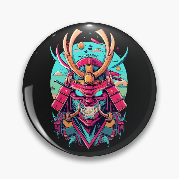 Item preview, Cyberpunk Samurai Oni Mask  designed and sold by MechaRon.