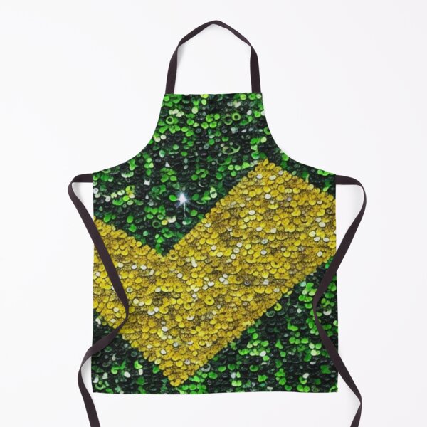 Item preview, Sunny Check: Yellow Sequin Tick on Green designed and sold by Poetic4Passion.