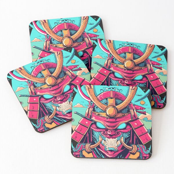 Item preview, Cyberpunk Samurai Oni Mask  designed and sold by MechaRon.