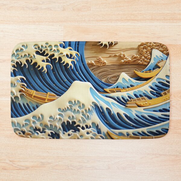 Item preview, The Great Wave Off Kanagawa Cake designed and sold by zand-n-zive.