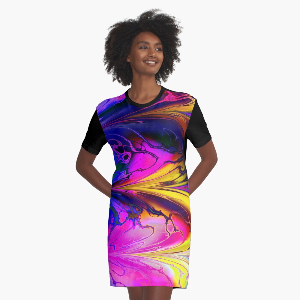 Item preview, Graphic T-Shirt Dress designed and sold by starchim01.