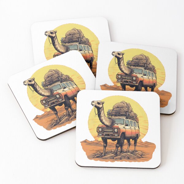 Item preview, Camel trophy desert caravan gone wrong :) designed and sold by AiApparel24-art.