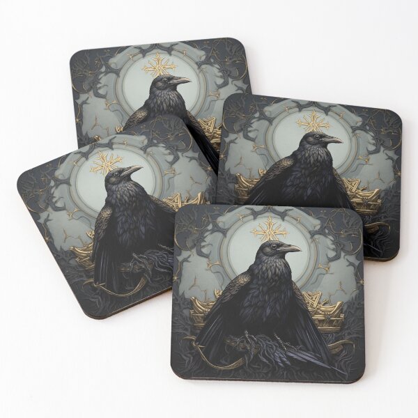 Item preview, The Raven King designed and sold by MogMogShack.