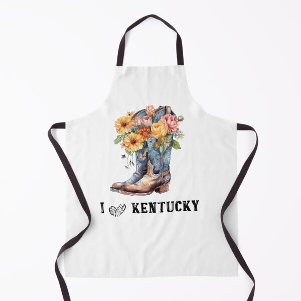 Artikelvorschau, Ich liebe Kentucky Boho Cowboystiefel und Blumen-Aquarellkunst entworfen und verkauft von adriana-holmes.