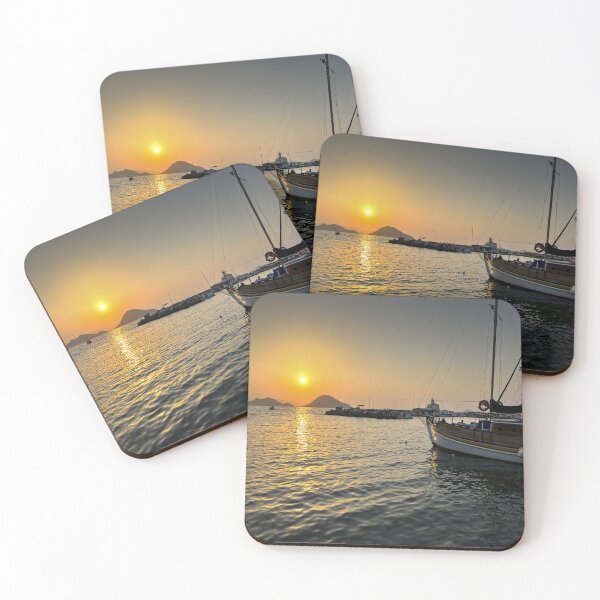 Item preview, Turgutreis Harbour Sunset Vista designed and sold by Londonimages.
