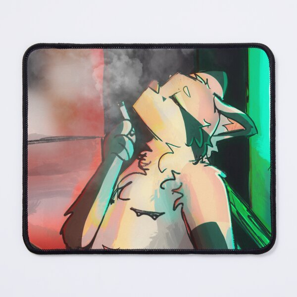 Item preview, Furry Smoking Neon Lights Digital Art designed and sold by Strayyleafy.