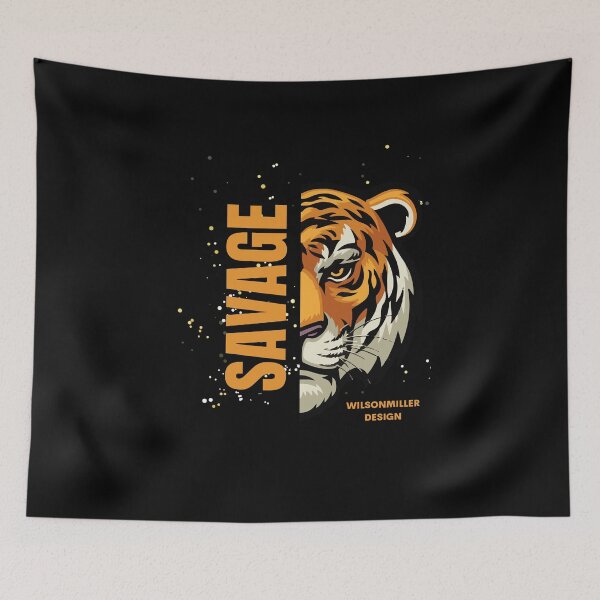 Item preview, Striped Savagery: Tiger, Savage and Powerful designed and sold by WilsonMiller-.