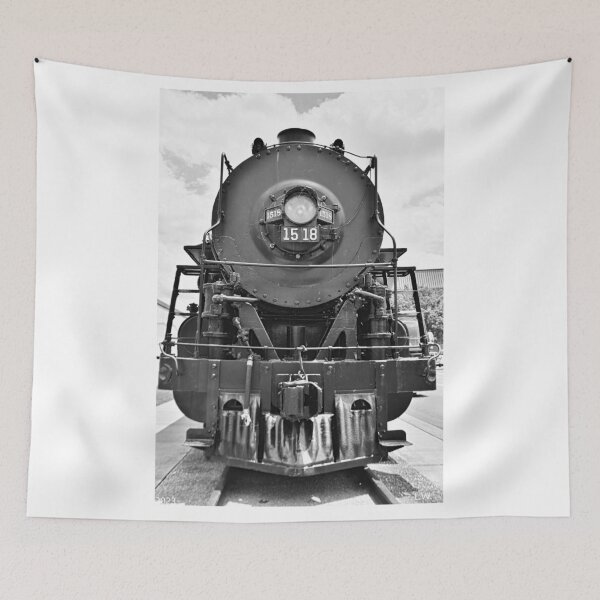 Item preview, The Paducah 151i8 Train Black And White Vertical designed and sold by LisaWootenPhoto.
