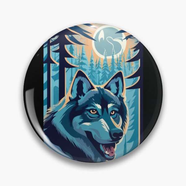 Item preview, Blue Wolfdog designed and sold by Daria-Shop.