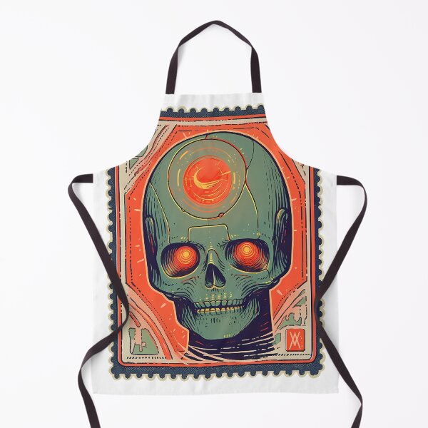 Item preview, Soviet Space Program- Alien Skull Stamp 10 designed and sold by octoboobs.