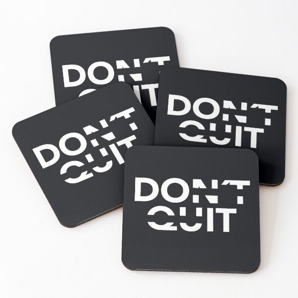 Item preview, Dont quit motivational text designed and sold by Anton Repetto.