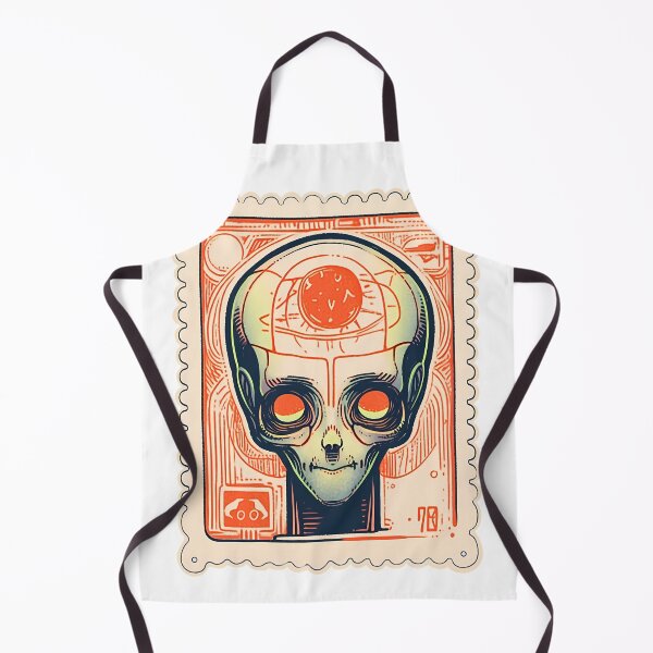 Item preview, Soviet Space Program- Alien Skull Stamp 11 designed and sold by octoboobs.