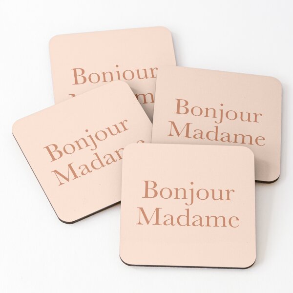 Item preview, Bonjour madame french text designed and sold by Anton Repetto.
