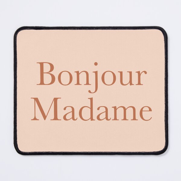 Item preview, Bonjour madame french text designed and sold by Anton Repetto.