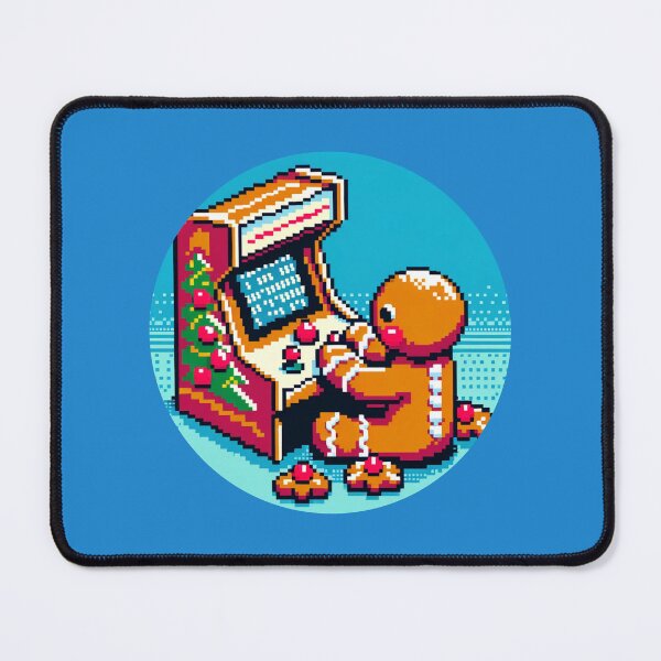 Item preview, 8-bit Gingerbread Man Gaming - Retro Arcade Joy designed and sold by PixelPunkster.