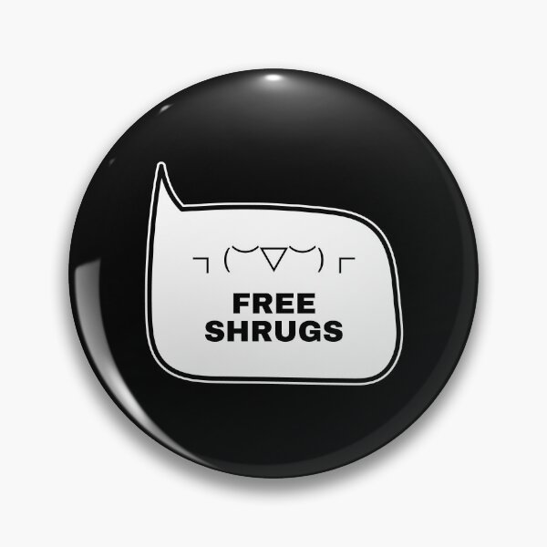 Item preview, FREE SHRUGS Cute Funny Kaomoji Japanese Emoticons Speech bubble designed and sold by akaiawa.