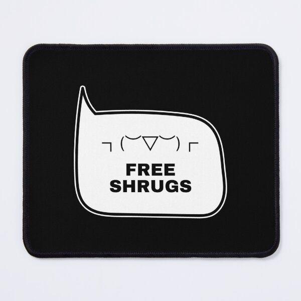 Item preview, FREE SHRUGS Cute Funny Kaomoji Japanese Emoticons Speech bubble designed and sold by akaiawa.