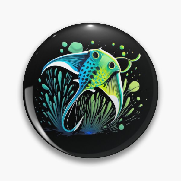 Item preview, Green and Blue Eagle Ray designed and sold by Osa-Store.