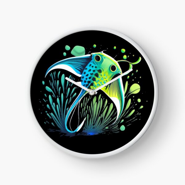 Item preview, Green and Blue Eagle Ray designed and sold by Osa-Store.